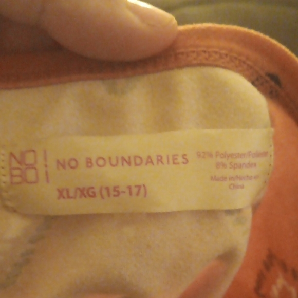 No Boundaries Vibrant Orange Apparel - Picture 1 of 6
